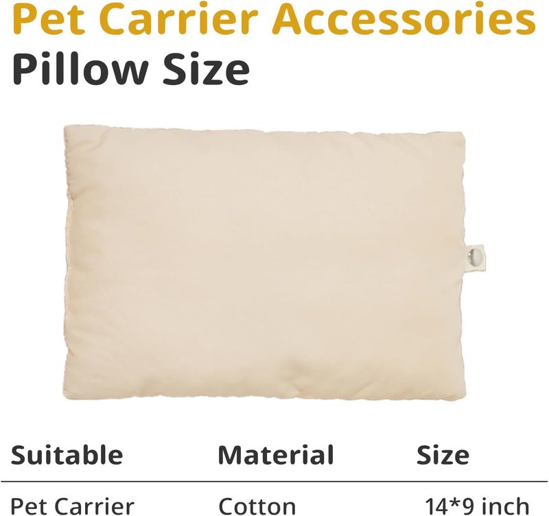 ONECUTE Dog Pillow - Soft Neck Pillow for Dogs, Washable Dog Pillow for Better Sleep, Reduces Anxiety, Gift for Small Dogs and Cats(Beige) - Image 3